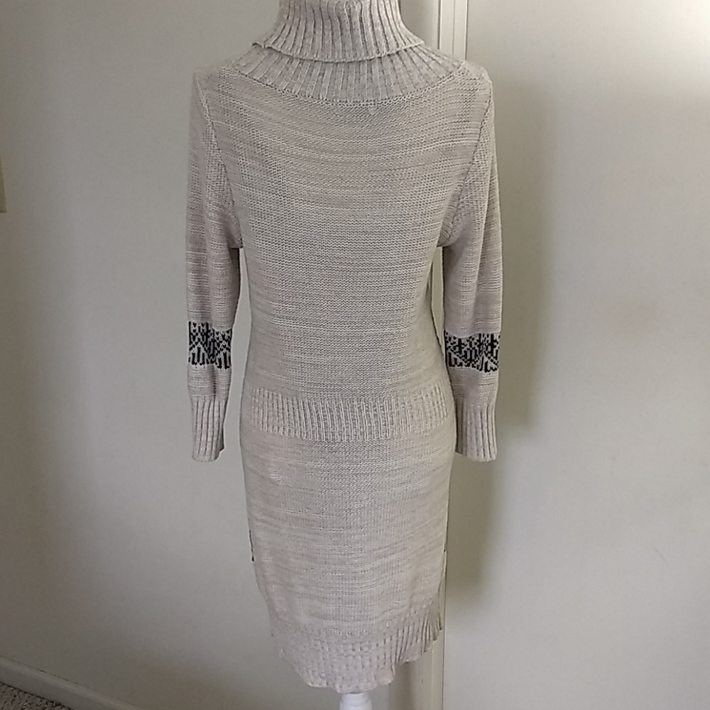 Maurices Aztec Cowl Neck Sweater Dress, Medium - Picture 3 of 8